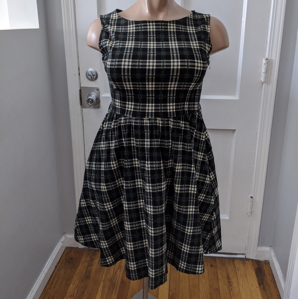 Lindy bop plad dress